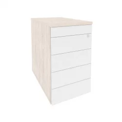 Тумба приставная / опорная (TIP-ON) ONIX O.TPO-1.7 TIP Денвер Светлый/Белый