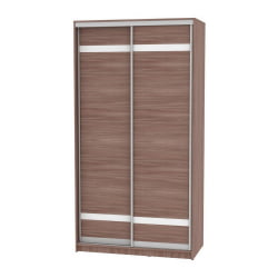 Шкаф-купе коричневый B-220х120х60-2(ЯШТ-D9D9)