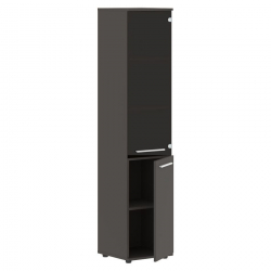 Шкаф-колонка комбинированная правая EDIS EHCS 42.2 R Мокко Белый Мокко