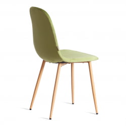 Кухонный стул BREEZE (mod. JSC-58) Велюр/металл , 44 х 53 х 86 см, Green (зеленый) HLR54 / натуральный
