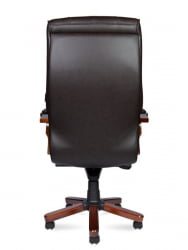 Кресло офисное Боттичелли P2338-L0828 leather Темно-коричневая