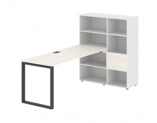 Рабочая станция EDIS EQRST 1117 Ясень Траун Мокко Белый