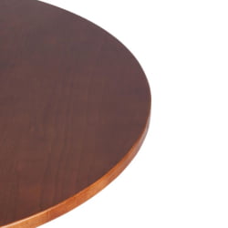 Стол деревянный THONET (mod.T9108) дерево вяз, 100х75 см, Темный Орех (№5)
