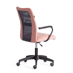 Компьютерное кресло STAFF флок/ткань, розовый/серый, 137/W-12