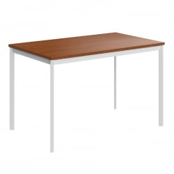 Стол прямой IMAGO-S СП-2S орех французский белый полуматовый