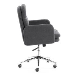 Кресло Dover хром букле, серый, barni grey