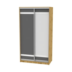 Шкаф-купе B-230х120х60-3(ДВ-Графит-D9D10)
