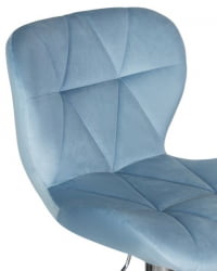 Стул барный DOBRIN BARNY (пудрово-голубой велюр (MJ9-74)) 2 шт