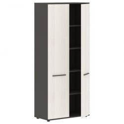 Шкаф с глухими дверьми ЕДИС ЕХCС 85.1 Ясень Траун Мокко Мокко / EDIS EHCS