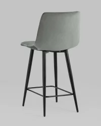 Стул полубарный Джанго велюр Серый