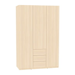 Шкаф распашный Р-198х135х60-3-ПО(ДМ) / R-198х135х60-3-PO(ДМ)