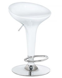 Стул барный ДОБРИН БОМБА (белый) 2 шт / DOBRIN BOMBA