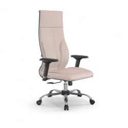 Кресло руководителя Мetta L 1m 46/4D Infinity Easy Clean (MPES) Комплект 5 Молочное