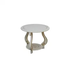 Стол журнальный Грация М Слоновая кость