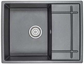 Кухонная мойка GRANULA 6501 Шварц