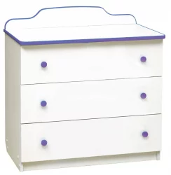 Комод с 3-мя ящиками Радуга Фиолетовый