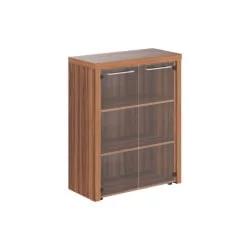 Шкаф со стеклянными дверьми и топом ZENN ZMC 85.2 Орех Даллас