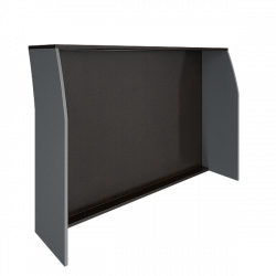 Стойка прямая 1600 Riva А.РС-4 Венге/Металлик