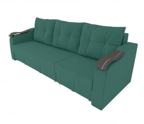 Диван прямой Рио Трансформер (Berhouse) Цвет фасада: Азур Велюто 44; Тип: Левый/правый; Материал фасада: Металл/Велюр