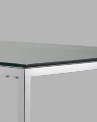 Журнальный стол ТАУН 120x60 Серебро