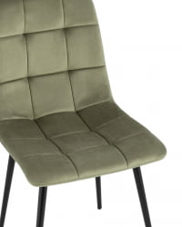 Стул Одди велюр пыльно-оливковый 4 шт. комплект