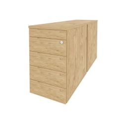 Тумба двойная приставная / опорная (TIP-ON) ONIX O.TPO-2.7 TIP Тиквуд Светлый