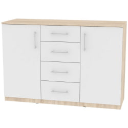 Комод K-93x135x45-1(ДСС-Белый)