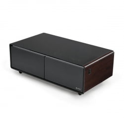 Журнальный стол EUREKA TB135, Walnut+Black