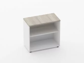 Тумба открытая Deka 9.01.08 Дуб Сантана светлый/Белый