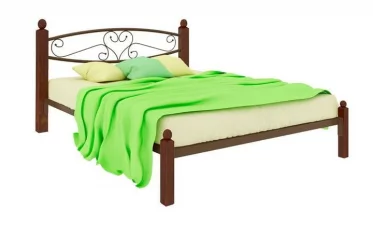 Кровать Каролина Lux 1600х2000 Коричневая