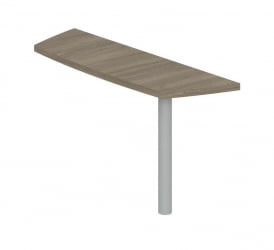 Приставка боковая большая на 1 опоре Wing WN.103.OD.OD Дуб темный