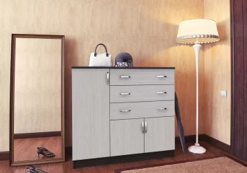 Комод в гостиную №3 дуб венге + дуб белфорд