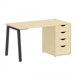 Стол письменный HOME OFFICE VR.SP-3-138.4.A Клен/Антрацит металл