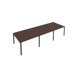 Переговорный стол (3 столешницы) Metal System Б.ПРГ-3.2 Венге/Антрацит