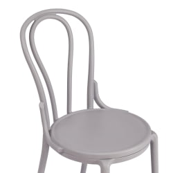 Кухонный стул THONET (mod. PL62) пластик, 42 x 52 x 89 см, Grey (Cерый) 09