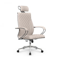 Кресло руководителя Metta L 2c 44C/K116 Infinity Easy Clean (MPES) Комплект 9 Светло-бежевое