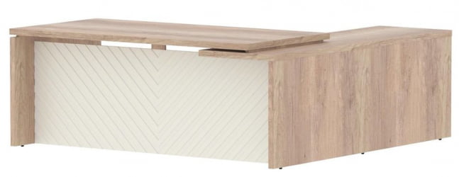 Стол руководителя левый Torr LUX TLCT 2020 L Дуб Каньон Латте