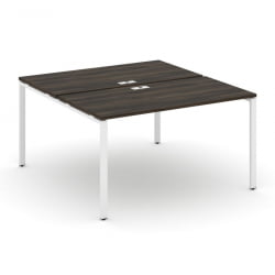 Рабочая станция двухсторонняя на 2 места CONCEPT CN.DRS-003 Дуб Мали Белый