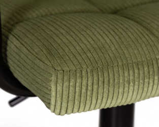 Стул барный DOBRIN KRUGER ARM BLACK (зеленый вельвет (LAR-E2041-7)) 2 шт