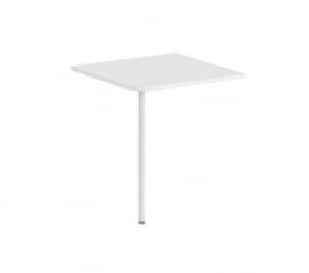 Приставка угловая для стола на одной опоре Sigma SG.463.WH Белая