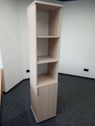 Шкаф высокий полуоткрытый Glassy 6.19.12Пр Туя