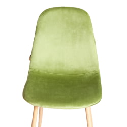 Кухонный стул BREEZE (mod. JSC-58) Велюр/металл , 44 х 53 х 86 см, Green (зеленый) HLR54 / натуральный