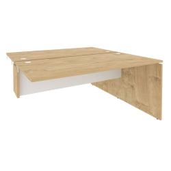 Стол-приставка двойной к опорным элементам ONIX O.D.SPR-4.8 Тиквуд Светлый/Белый