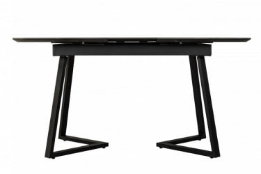 Стол Роналдо раздвиж. 140-180 Темный мрамор/Бабочка