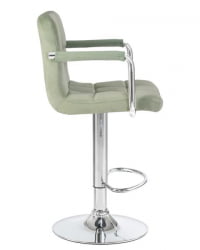Стул барный DOBRIN KRUGER ARM (мятный велюр (MJ9-87)) 2 шт