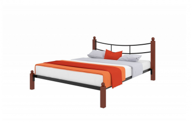 Кровать София Лукс 1800х1900 Черная / Lux