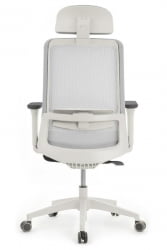 Кресло Work W-218C WHITE Светло-серый