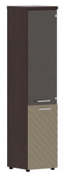 Шкаф колонка комбинированная с топом (правый) Torr LUX TLHC 42.2 R Венге Магия Капучино