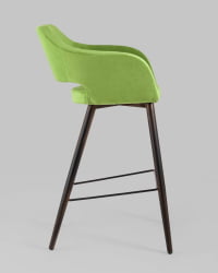 Стул барный Саймон Б велюр Травяной