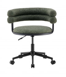 Стул офисный Ponty зеленый черные ножки